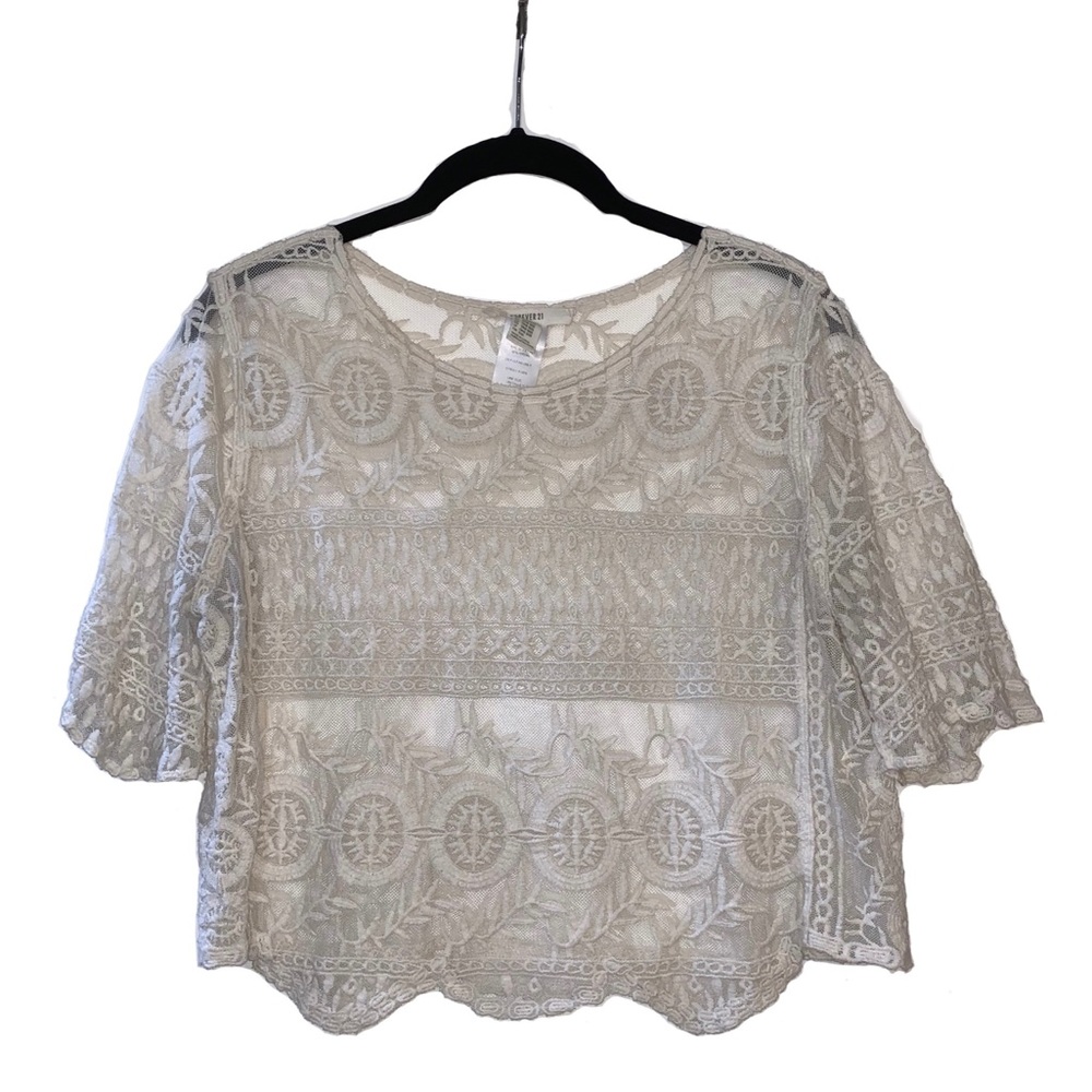 Sheer Lace Top